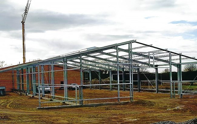 Produktionshalle der Kurz Paletten GmbH im Jahr 2006