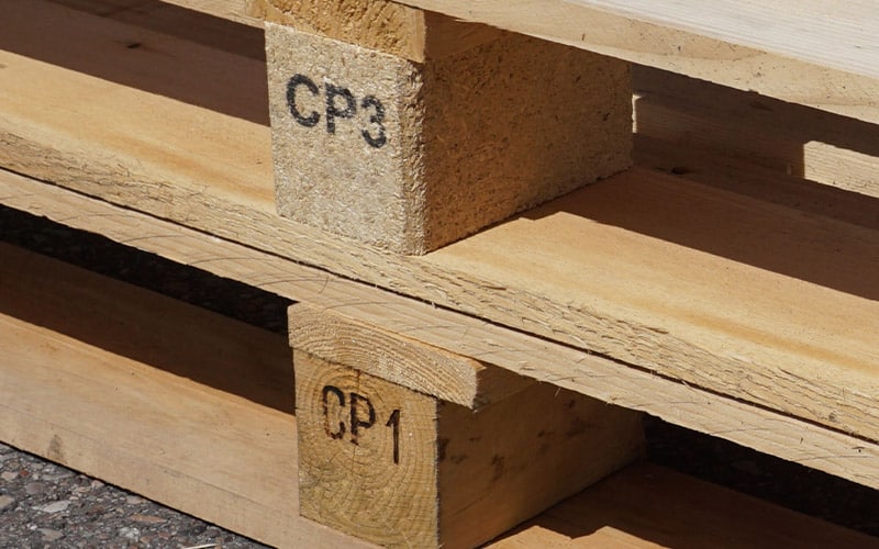 Chemie-Paletten, CP1 & CP3, Press- oder Vollholzklotz