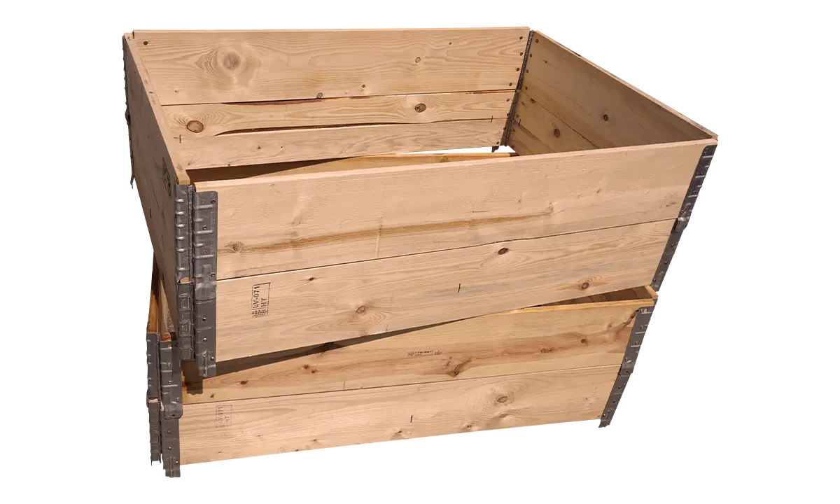 Übersicht gebrauchter Aufsatzrahmen für Holzpaletten zur Kategorieauswahl