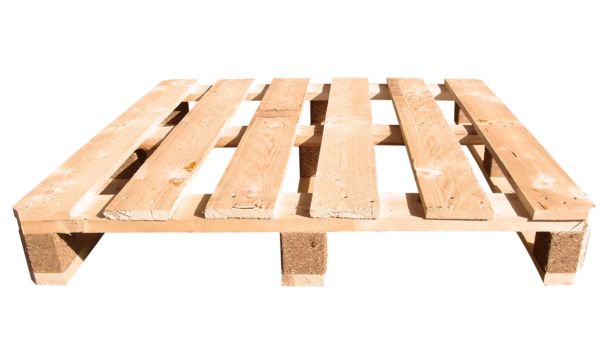 Übersicht gebrauchter Einwegpaletten in verschiedenen Größen für die Kategorieauswahl